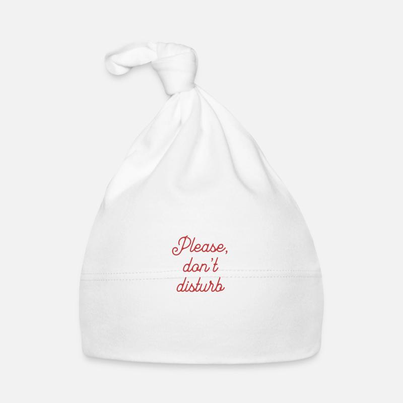 S’IL VOUS PLAÎT NE DÉRANGEZ PAS Bonnet bio Bébé