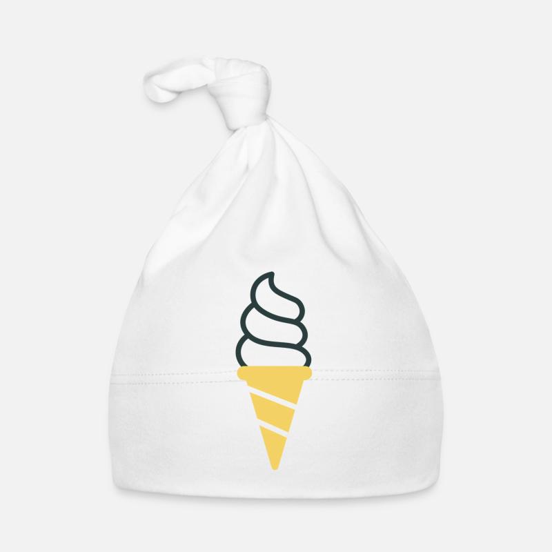 Macaroni - cornet de crème glacée Bonnet bio Bébé
