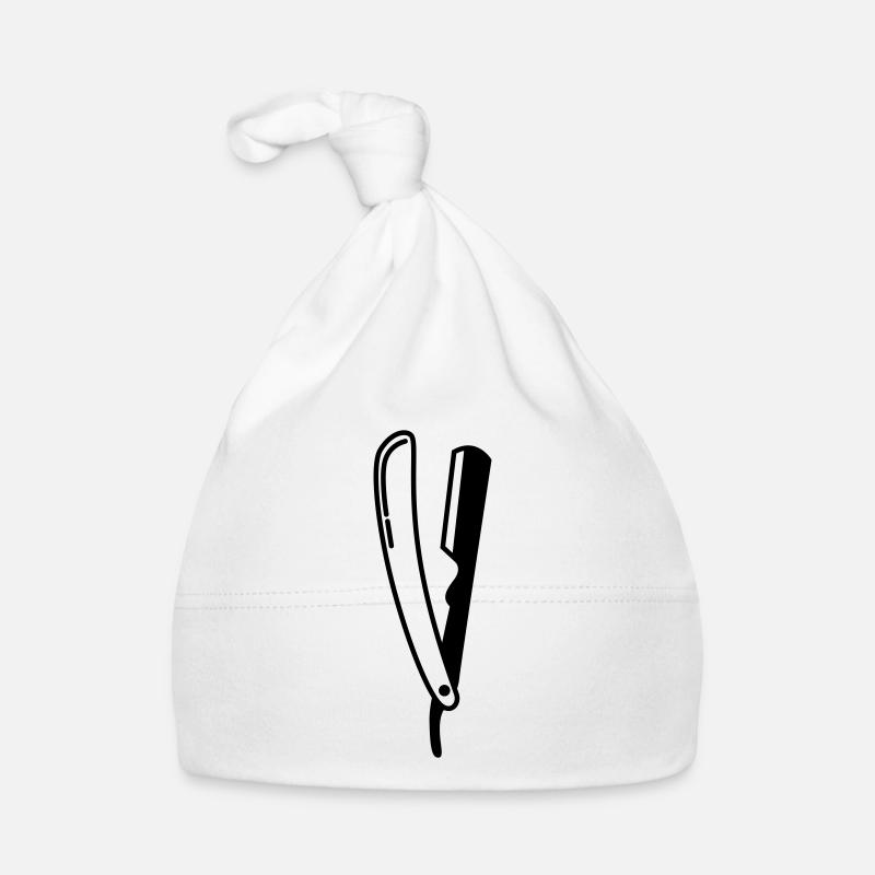 Rasieren Barber logo icon Baby Bio-Mütze