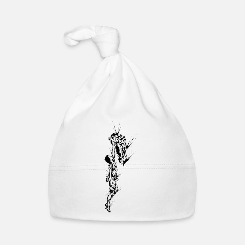 Escalade de bloc - Bonnet bio Bébé - blanc