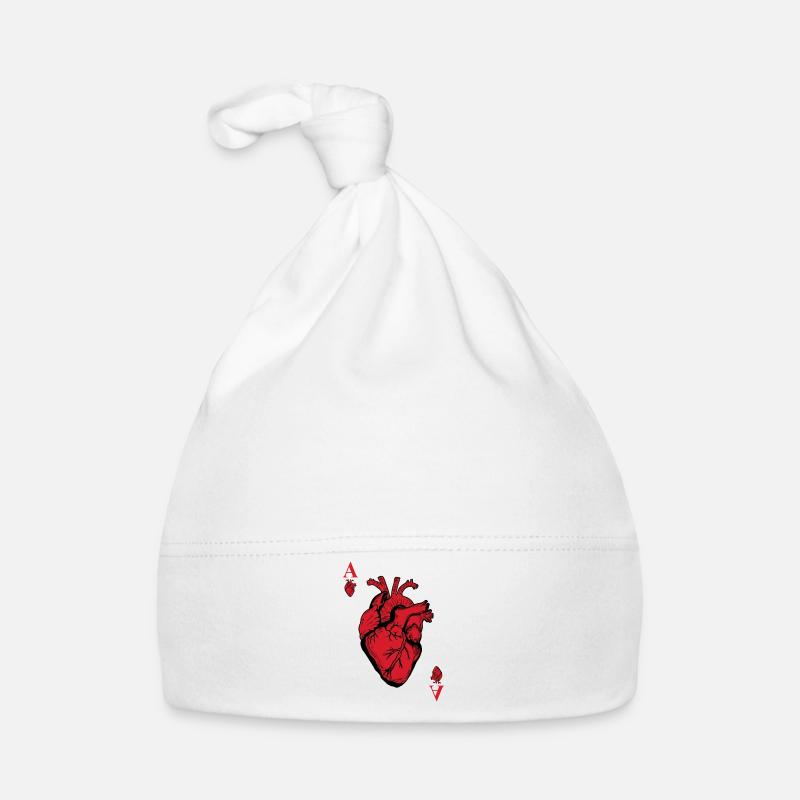 As de cœur Bonnet bio Bébé