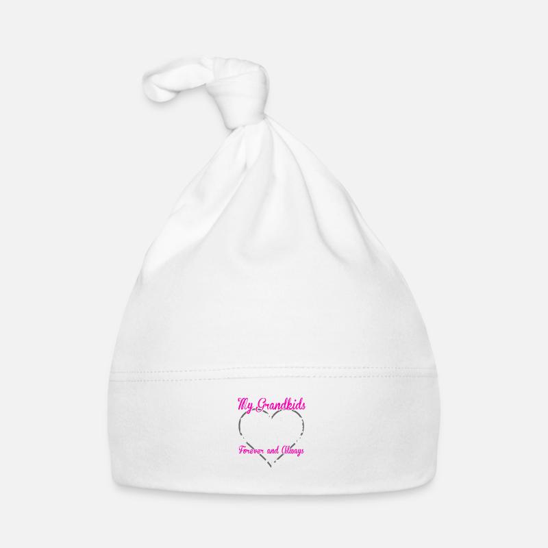 My grandkids - Bonnet bio Bébé - blanc