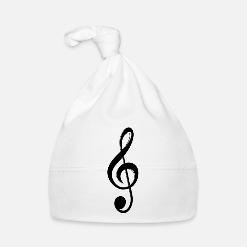 Notenschlüssel Baby Bio-Mütze