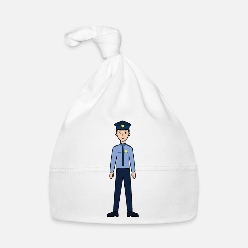 Policeman Organic Baby Cap