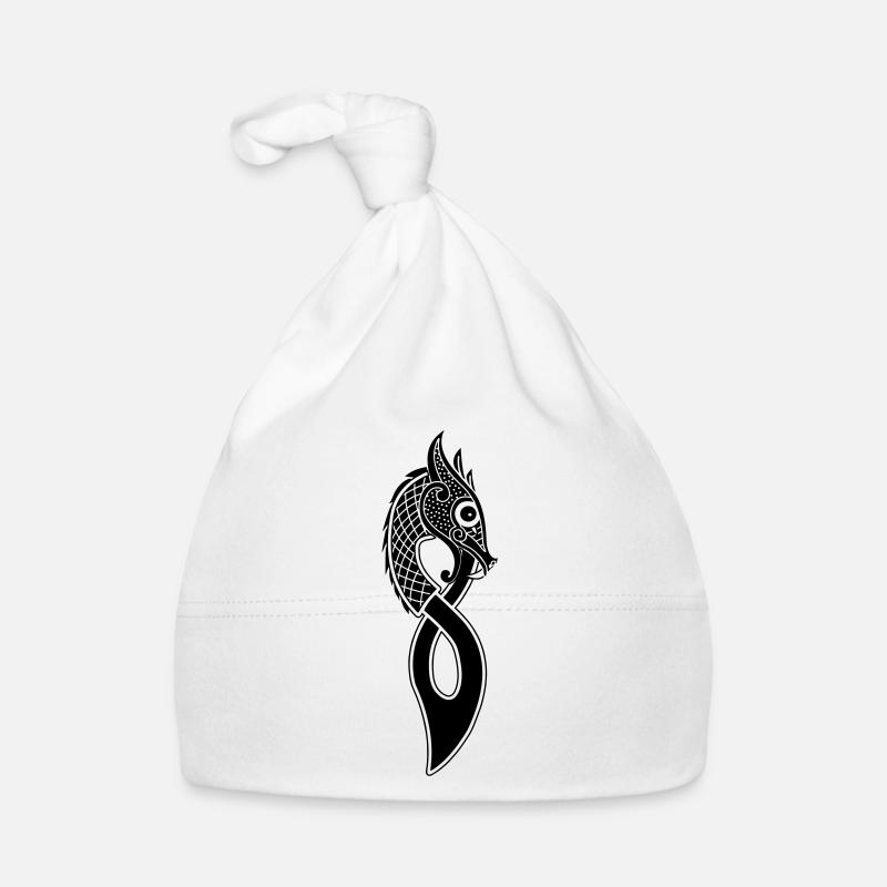 Jormungund die monströse Seeschlange oder der Drache Baby Bio-Mütze