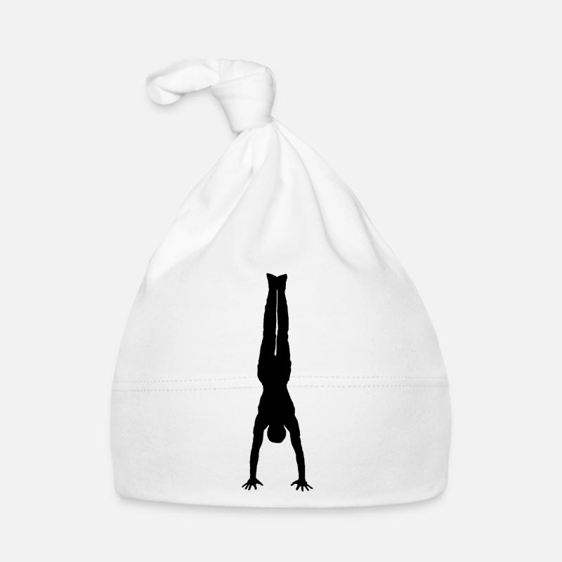 Compétences en gymnastique à main - Bonnet bio Bébé - blanc