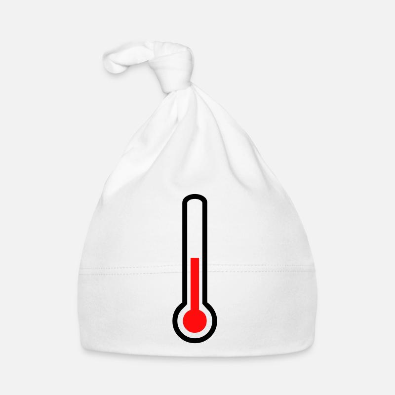 thermometer - temperature Organic Baby Cap