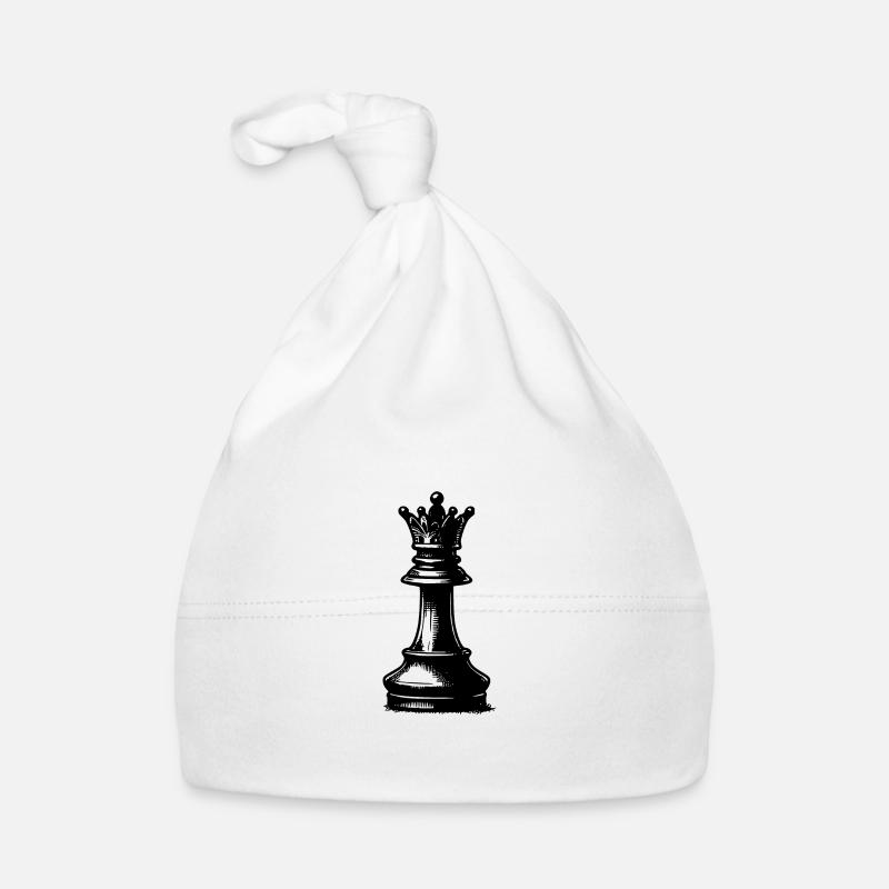 Schachspiel Schachfigur Dame Baby Bio-Mütze