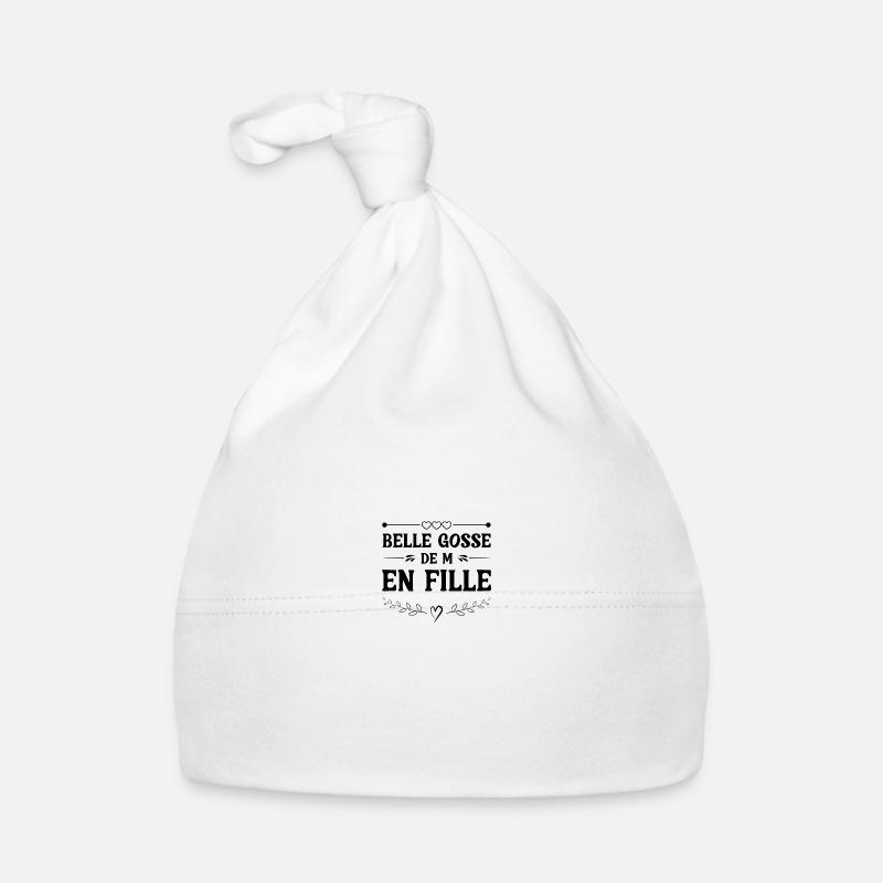 belle gosse de mère en fille Bonnet bio Bébé