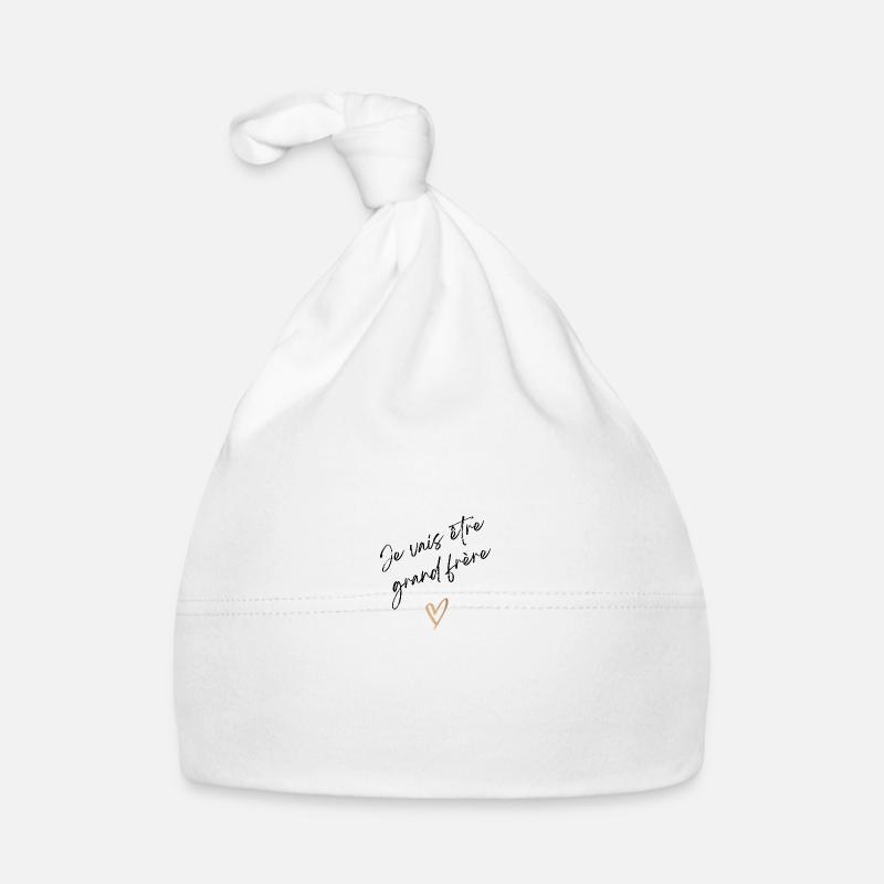 Ich werde großer Bruder sein - Bald großer Bruder Baby Bio-Mütze