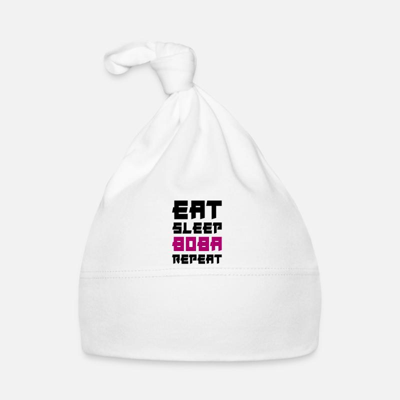 Eat Sleep Boba Repeat Bubbe Tea Baby Bio-Mütze