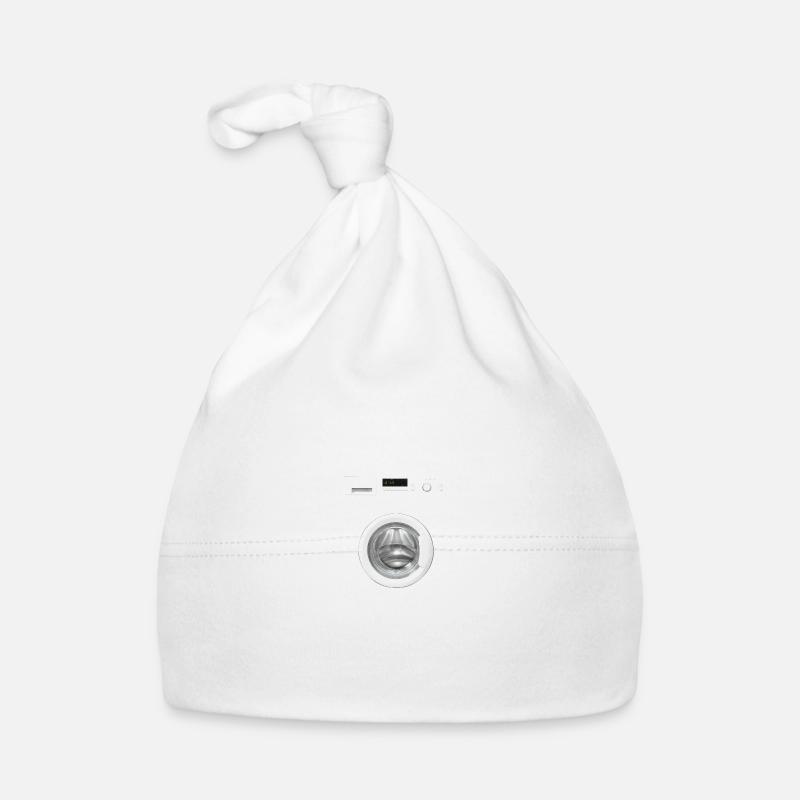 People as washing machine Funny gift Organic Baby Cap