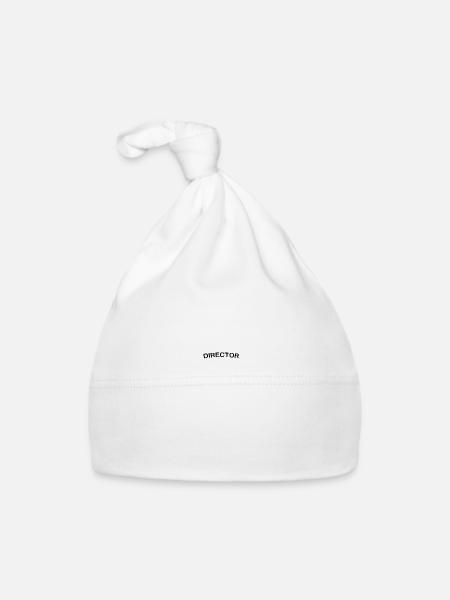 Metteur en scène - Bonnet bio Bébé - blanc - Devant