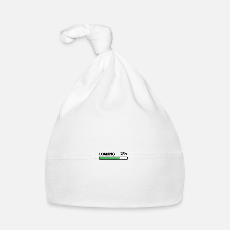 Loading Waiting Charging Proverb Proverbs Gift Organic Baby Cap