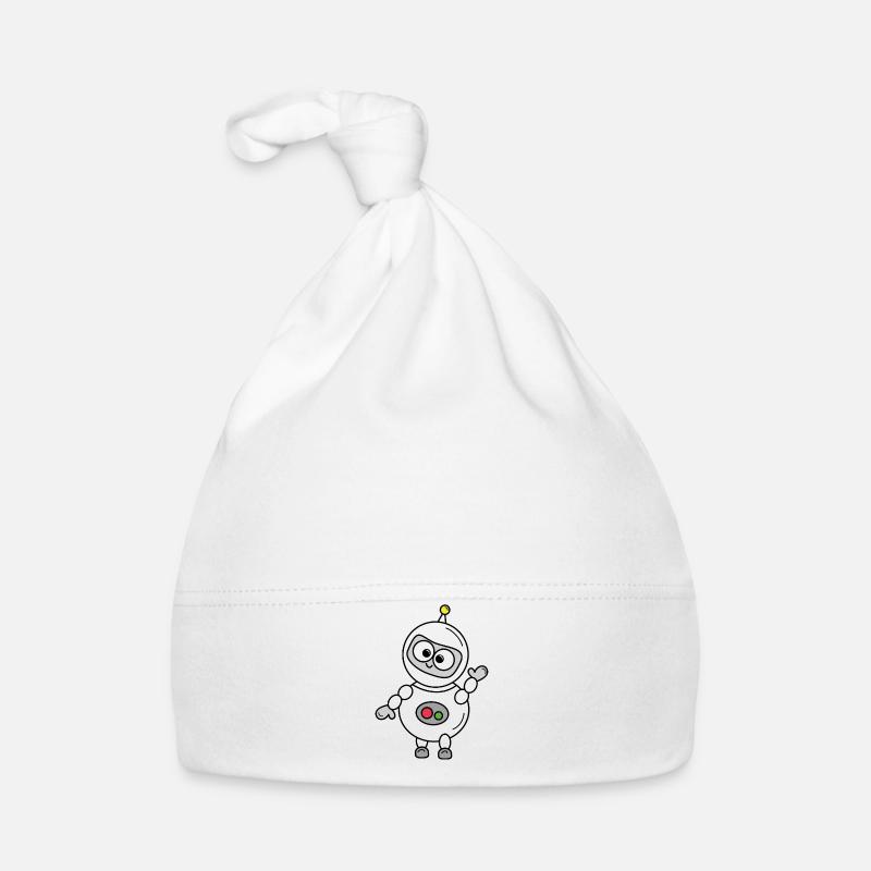 Robot Organic Baby Cap