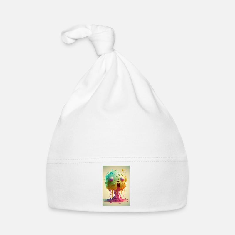 Zombie Gelée - Bonnet bio Bébé - blanc
