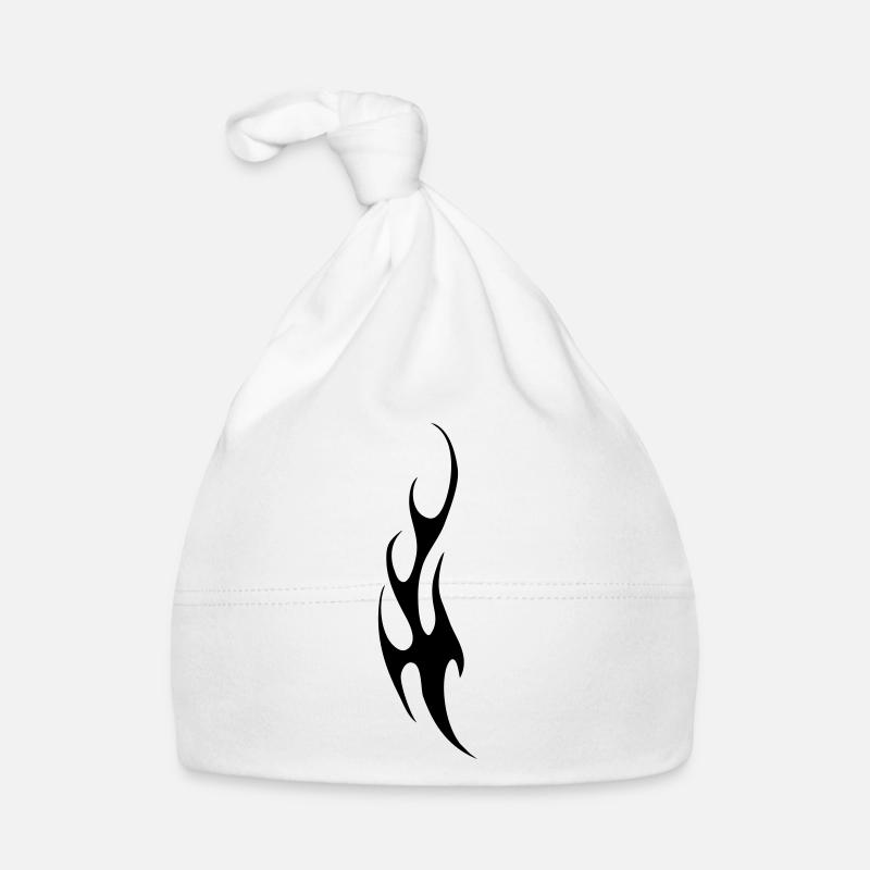 tribal flame Baby Bio-Mütze
