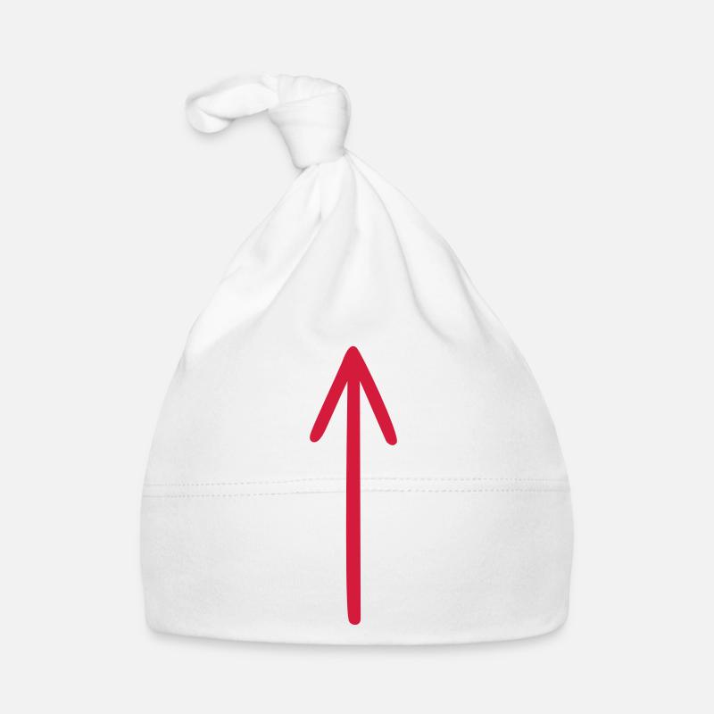 Pfeil selbst gestalten DIY Baby Bio-Mütze