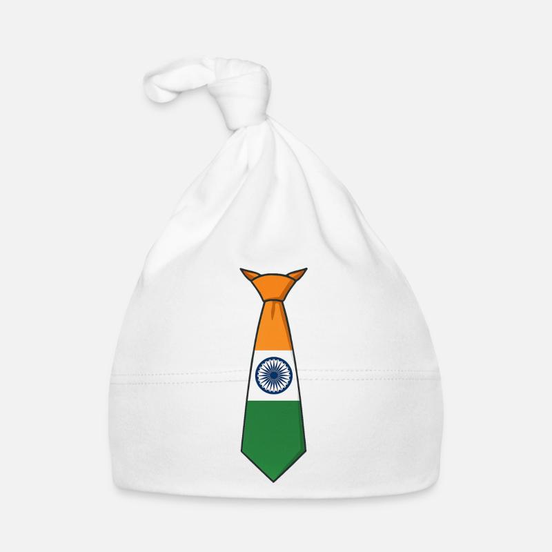 India Tie – Flaggendesign Baby Bio-Mütze