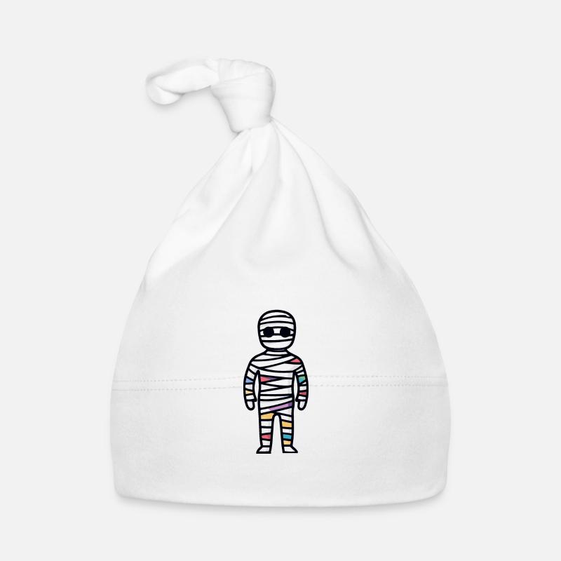 Mumie Halloween Comic Lustig Baby Bio-Mütze