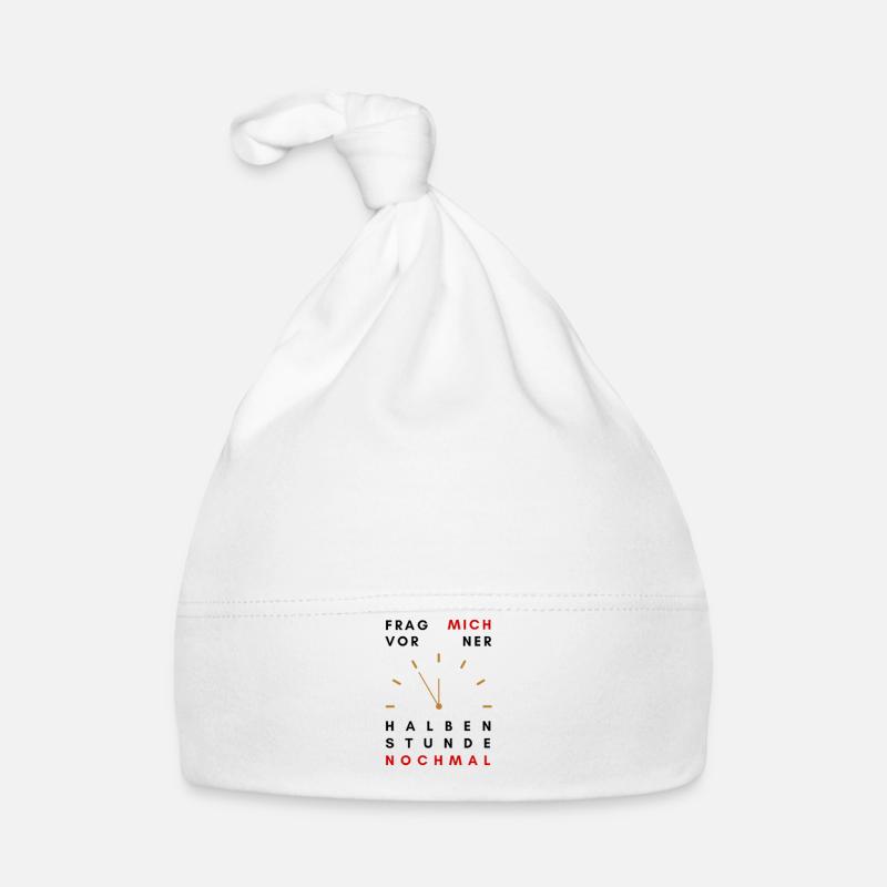 ask me again half an hour ago Organic Baby Cap