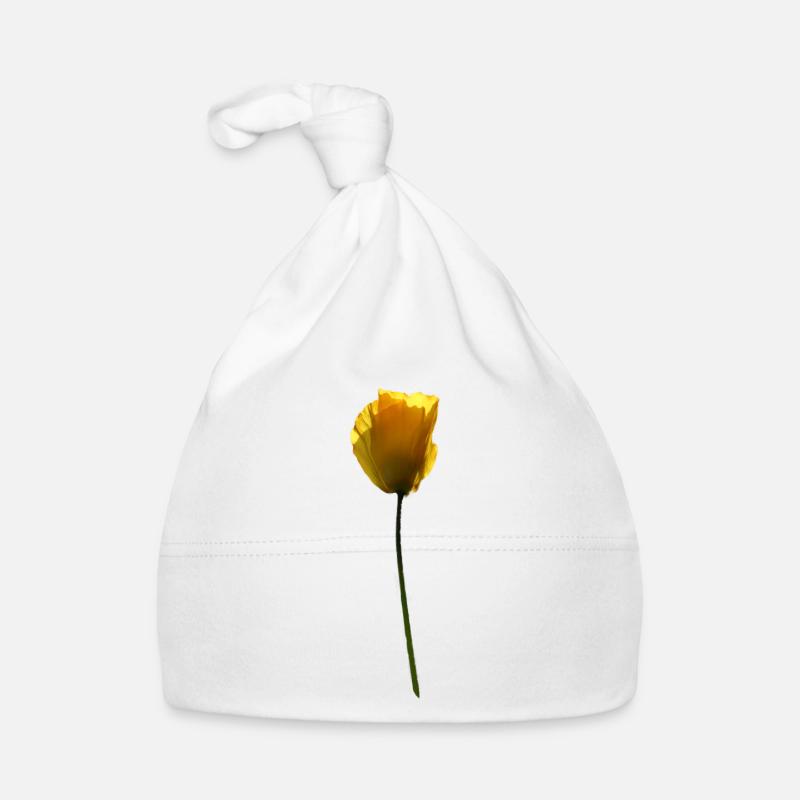 Coquelicot jaune Bonnet bio Bébé