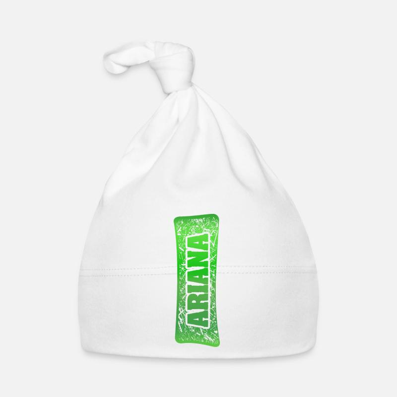First name Ariana Organic Baby Cap