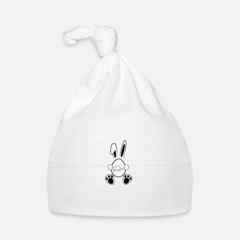 Frohe Ostern 🐰🌸 Baby Bio-Mütze