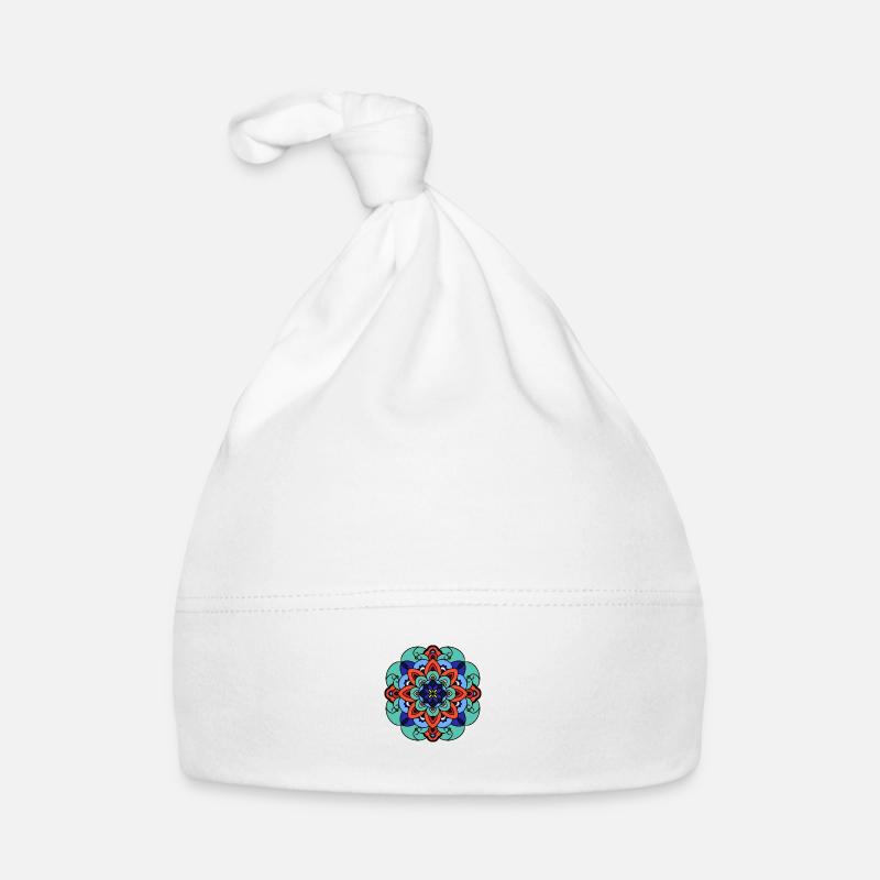 mandala traditionnel de style coréen Bonnet bio Bébé