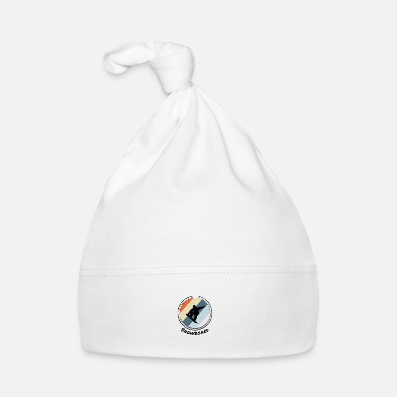 Snowboard Baby Bio-Mütze