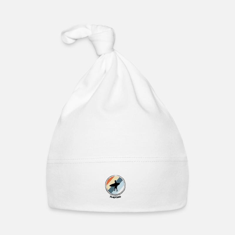 Surf - Bonnet bio Bébé - blanc