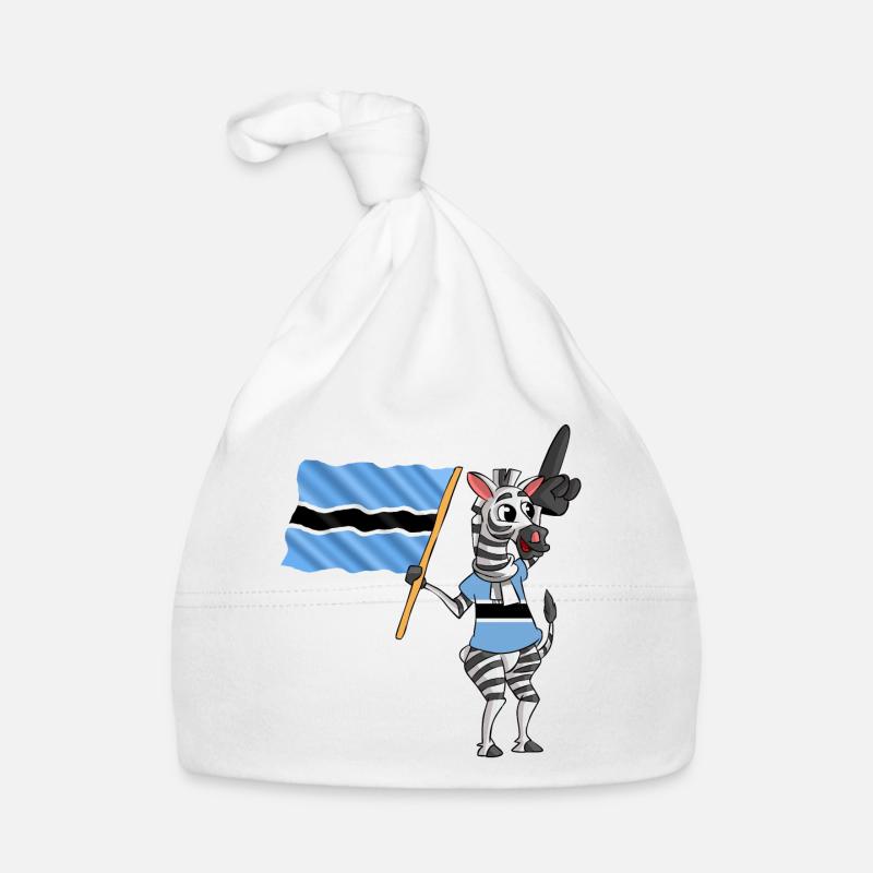 Botsuaner Zebra Baby Bio-Mütze