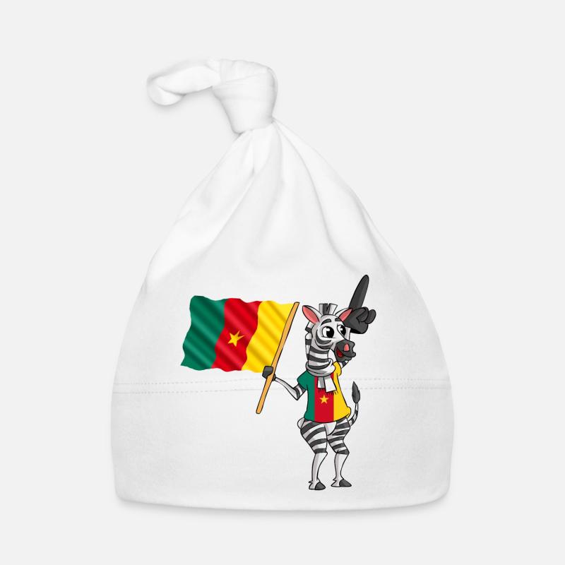 Cameroon zebra Organic Baby Cap