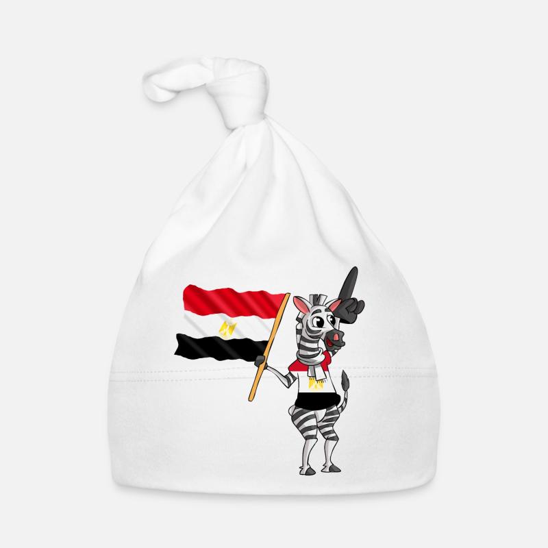 Egyptiens Zebra Bonnet bio Bébé