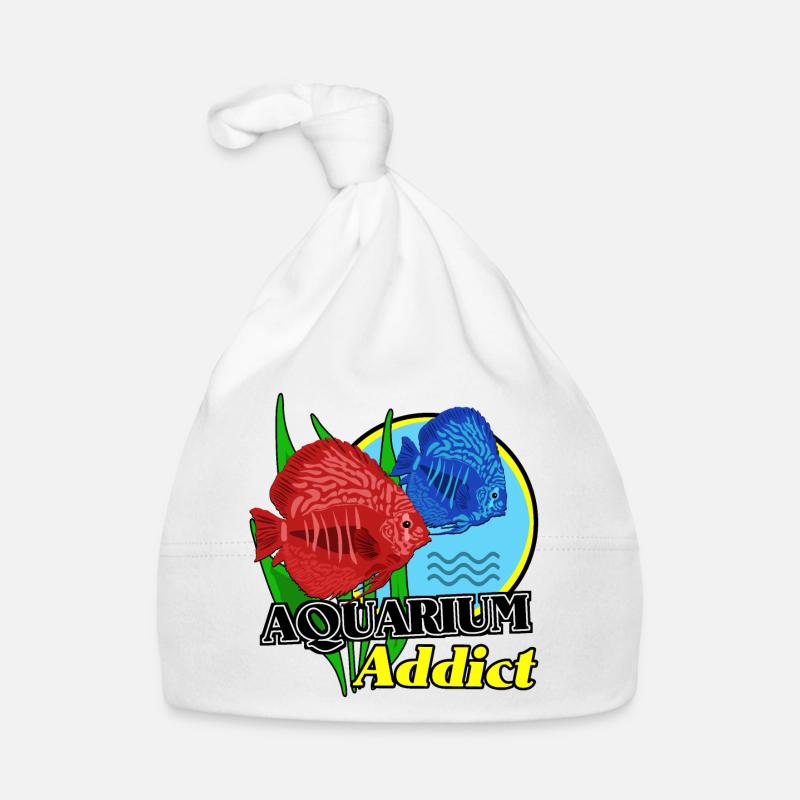 Aquarium Addict: Colorful Fish Organic Baby Cap