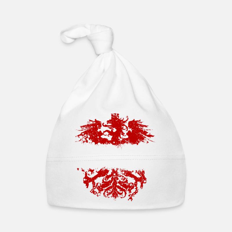 German eagle Austria red-white-red Organic Baby Cap