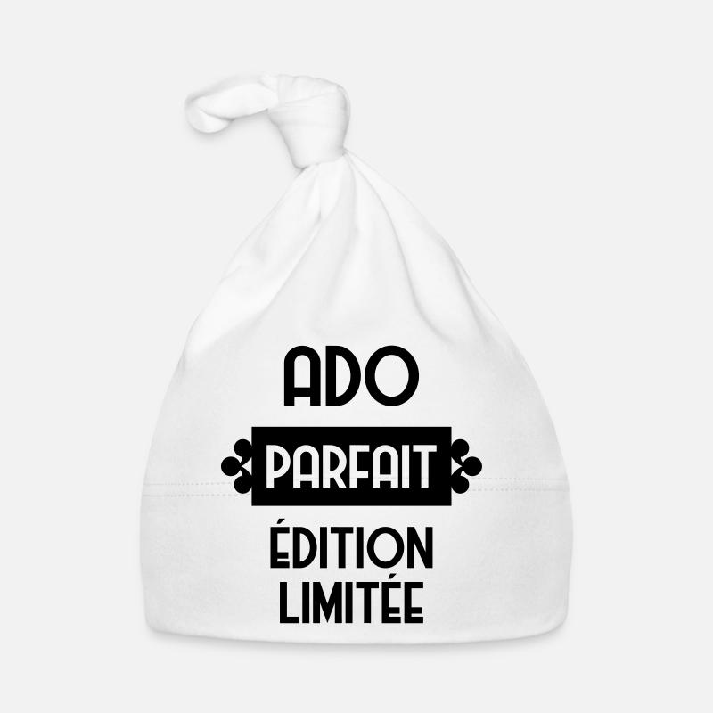 adolescent / enfant / ado / adolescente - Bonnet bio Bébé - blanc