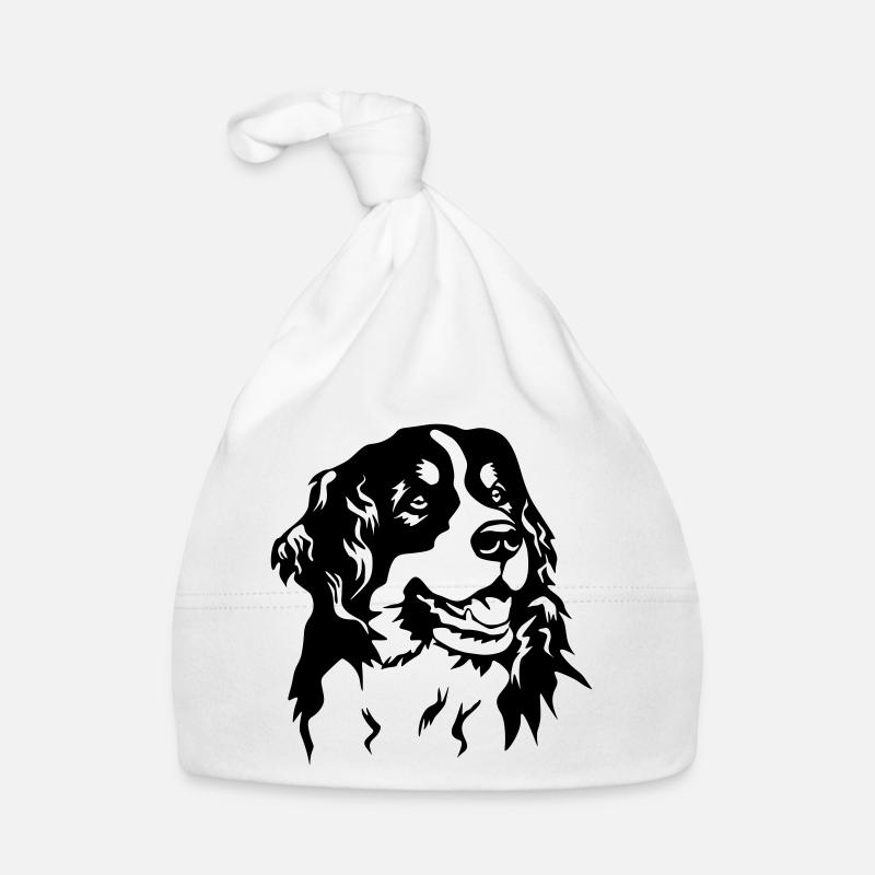 Berner Sennenhund Kopf Baby Bio-Mütze