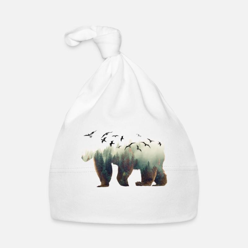 Ours nature Bonnet bio Bébé