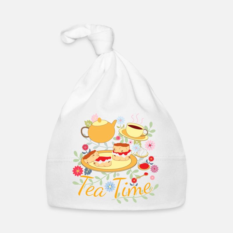 L'heure du thé Bonnet bio Bébé