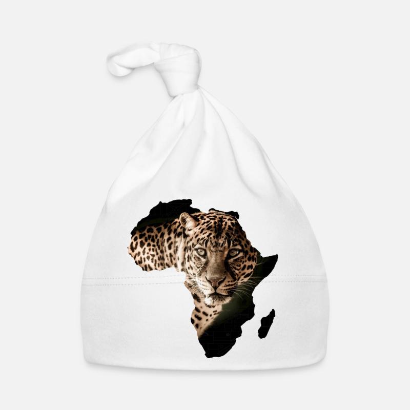 afrique léopard Bonnet bio Bébé