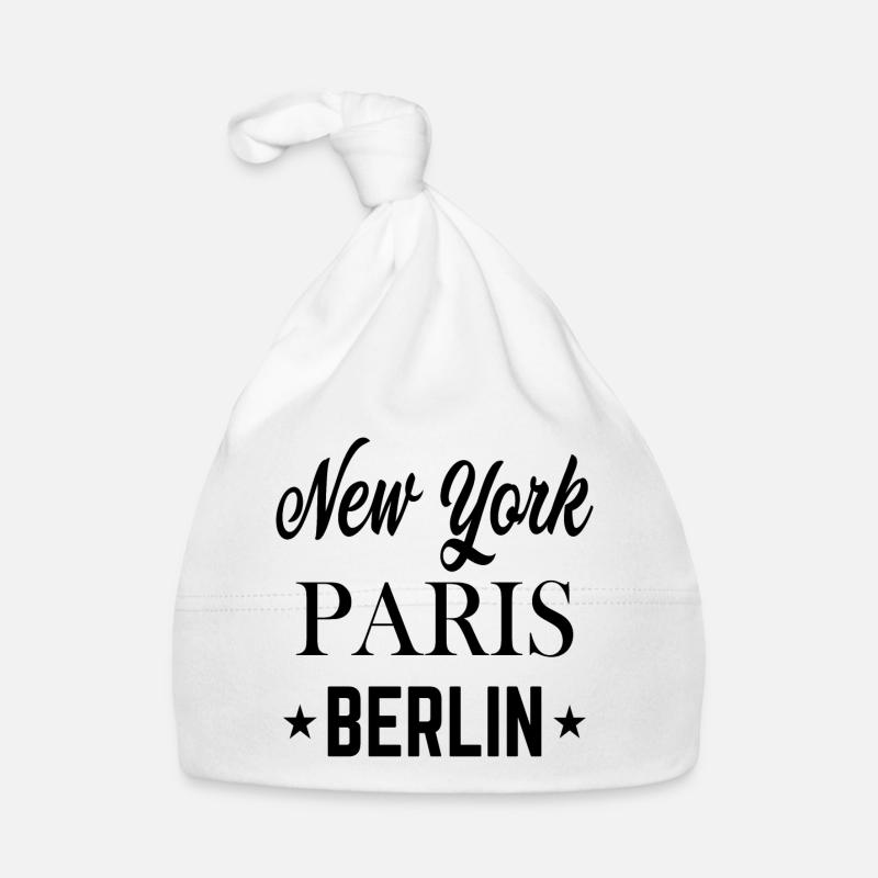 Top Städte der Welt Baby Bio-Mütze