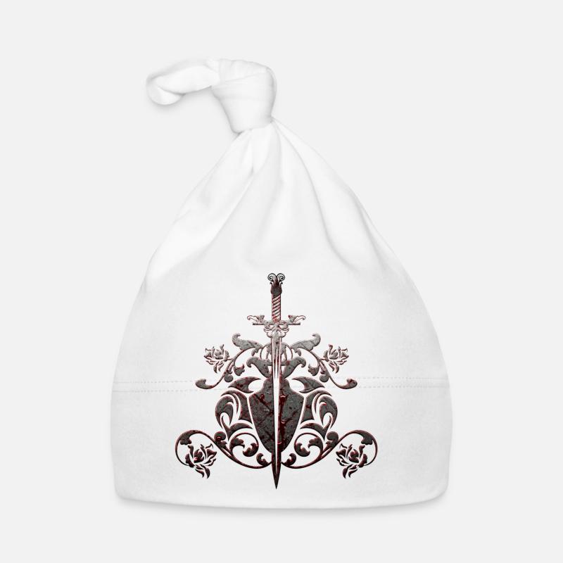 Sword roses Organic Baby Cap