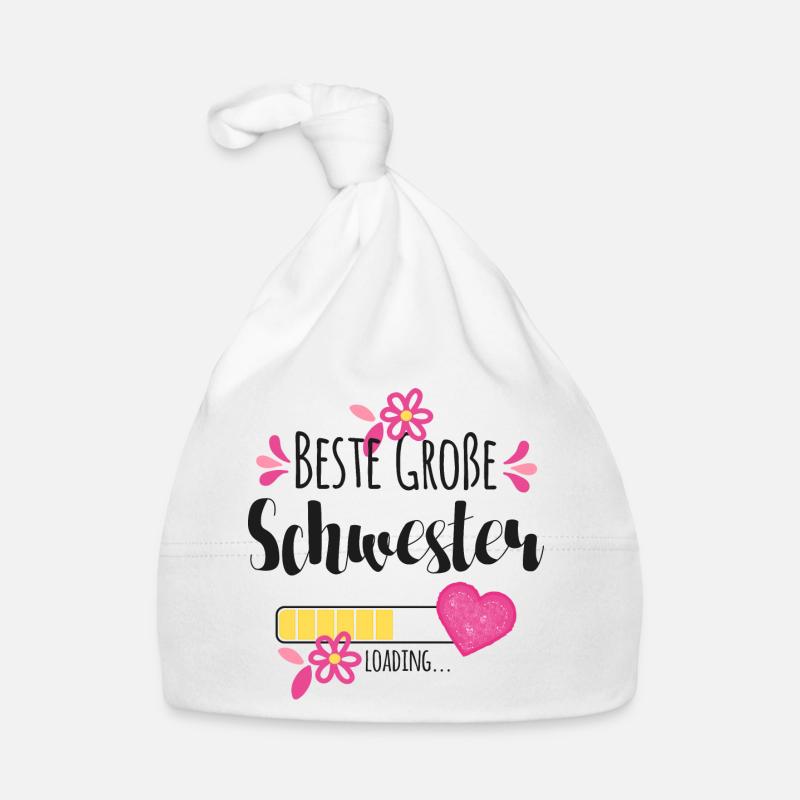 Beste Große Schwester Loading Baby Bio-Mütze