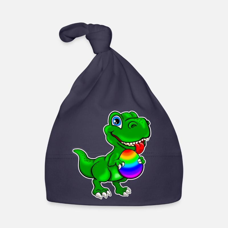 Dino mit Osterei Baby Bio-Mütze