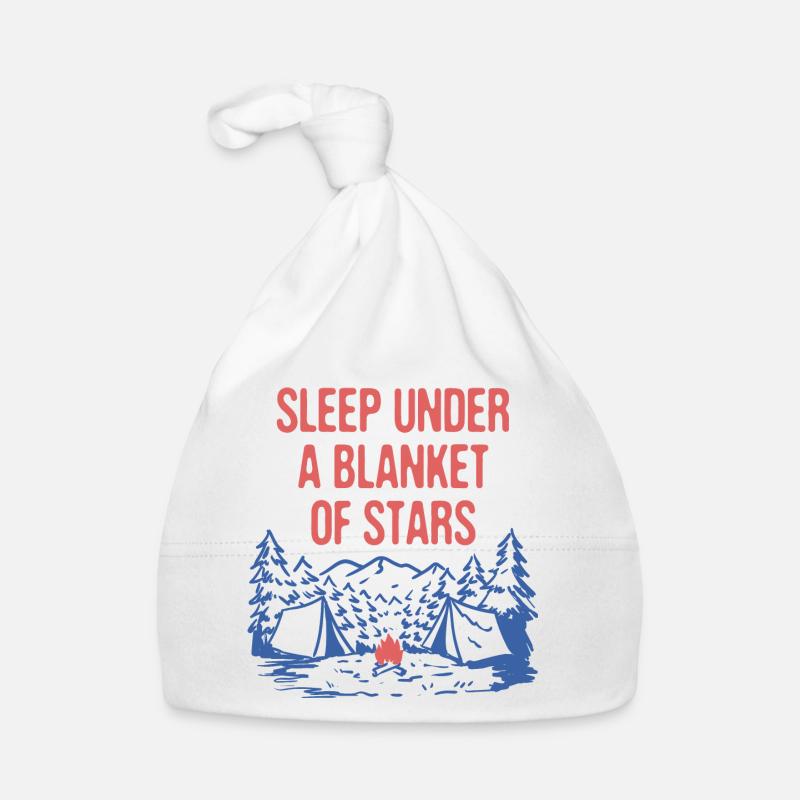Dormez sous une couverture d’étoiles Camping Couples Bonnet bio Bébé