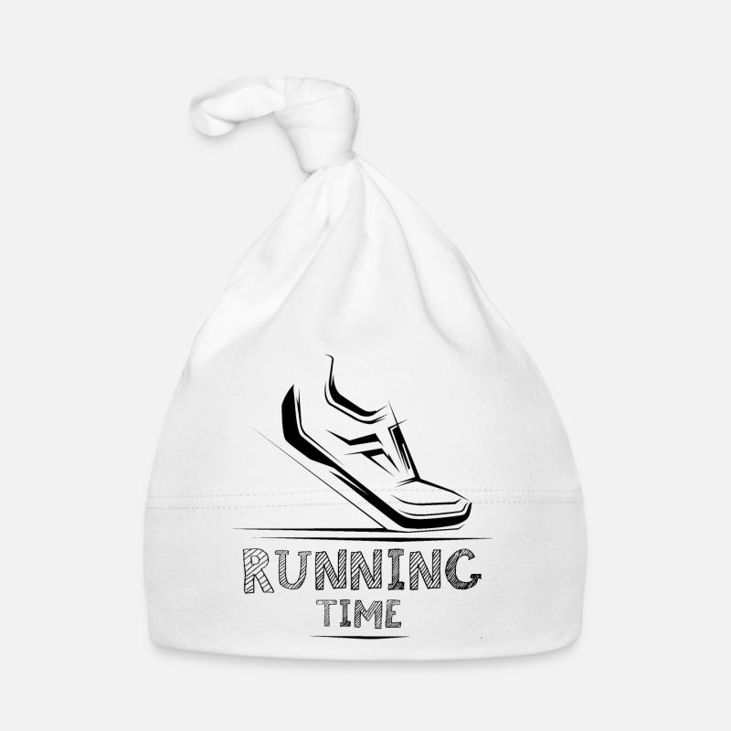 Icône de course Icône d’illustration de coureur de chaussures Bonnet bio Bébé