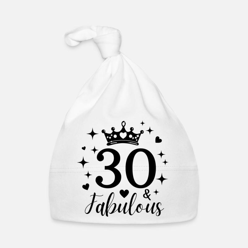 30. Geburtstag. Fabelhaft 30 Baby Bio-Mütze