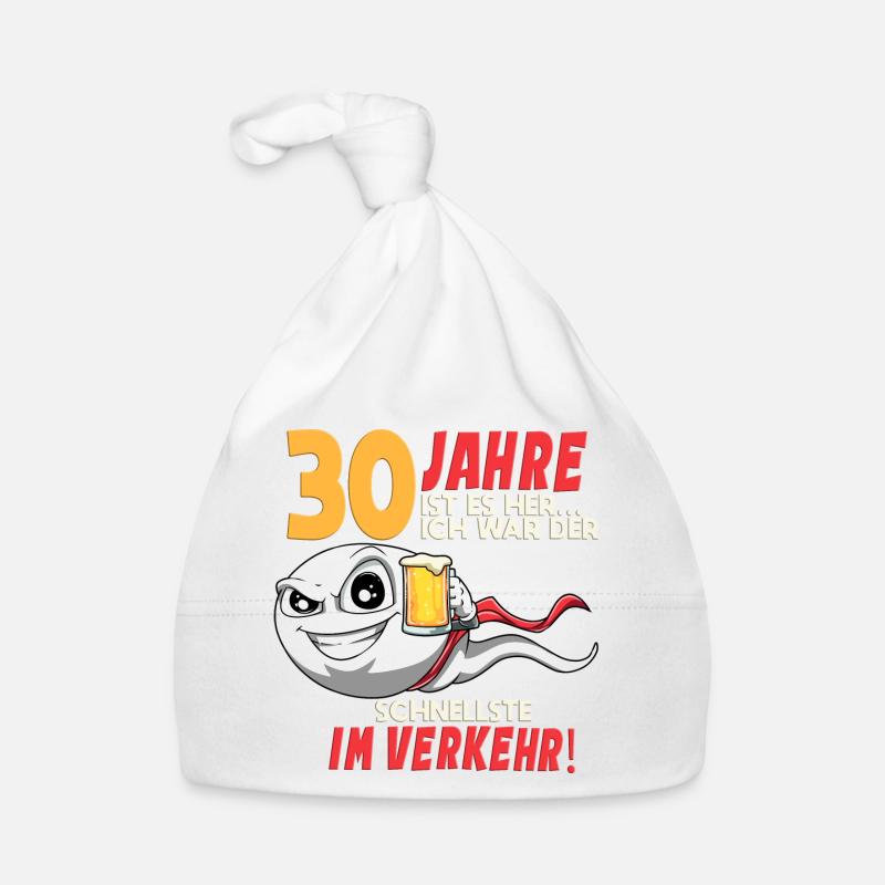30 Geburtstag Mann Sperma 30 Jahre Geschenkidee Baby Bio-Mütze