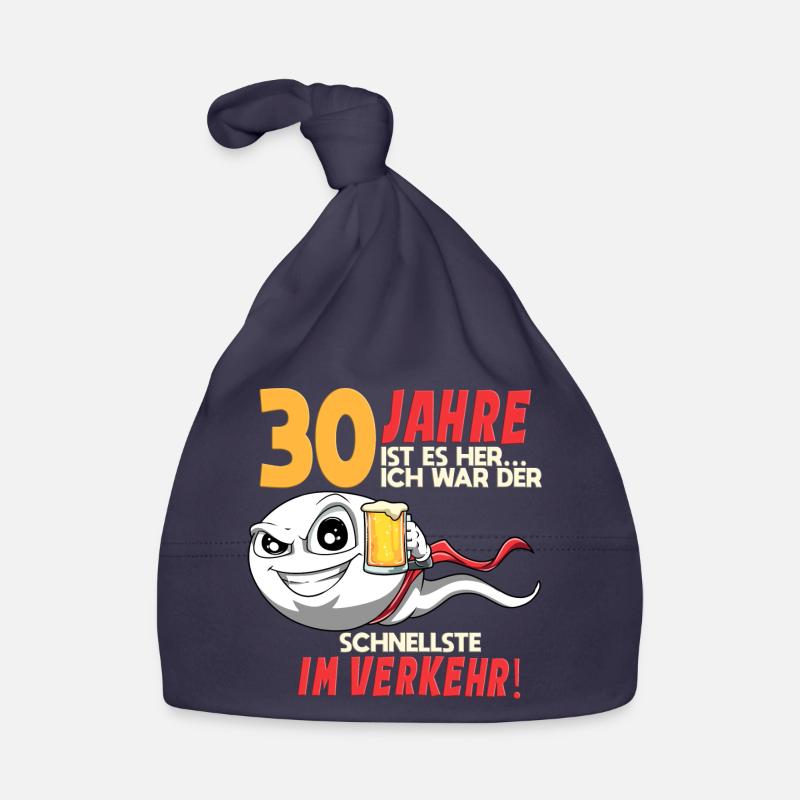 30 Geburtstag Mann Sperma 30 Jahre Geschenkidee Baby Bio-Mütze